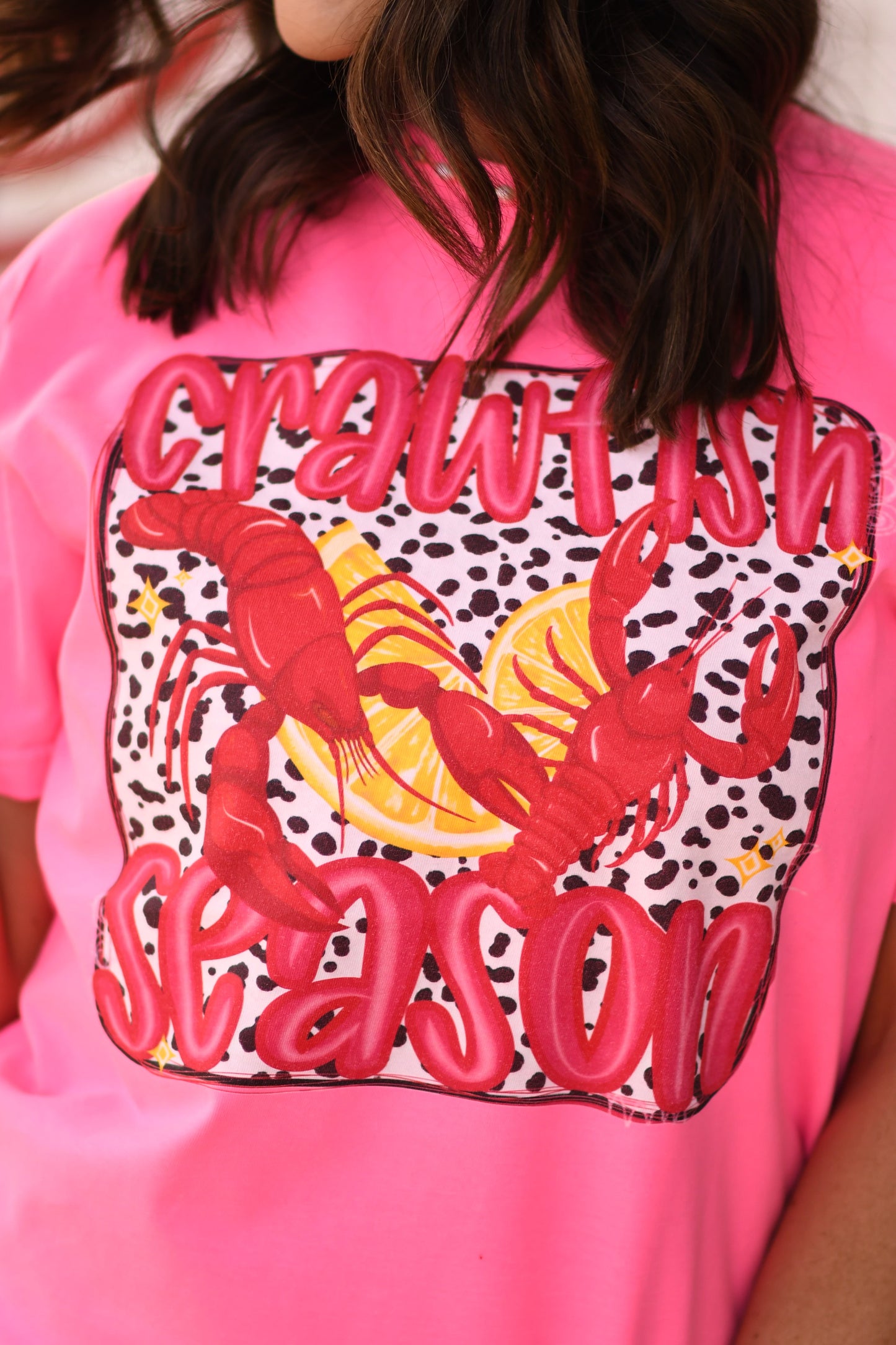 Crawfish Season Dalmatian Tee