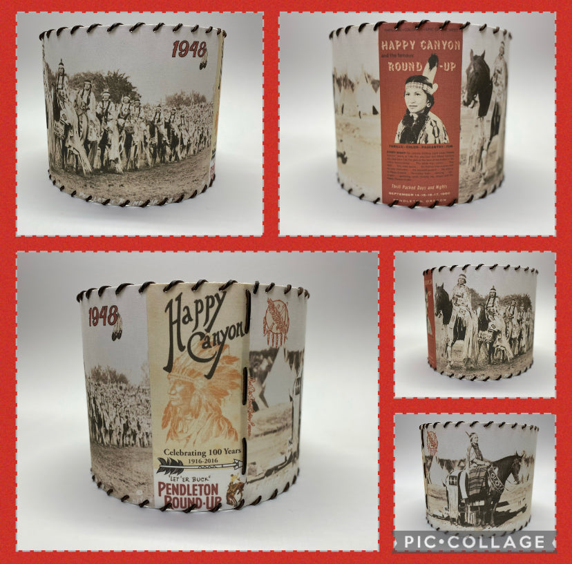 Pendleton Happy Canyon 1948 Lampshade