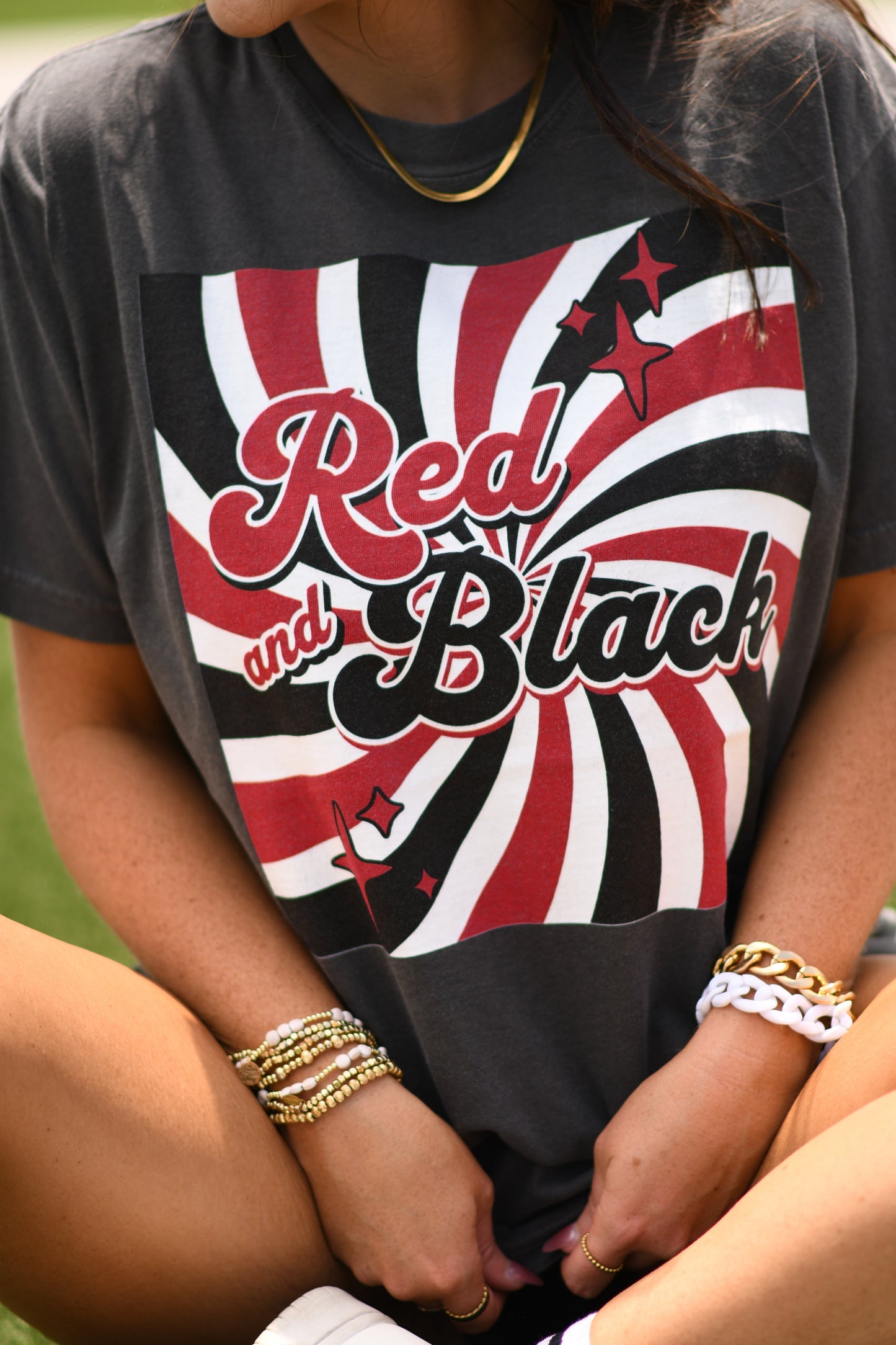 Red and Black Retro Tee