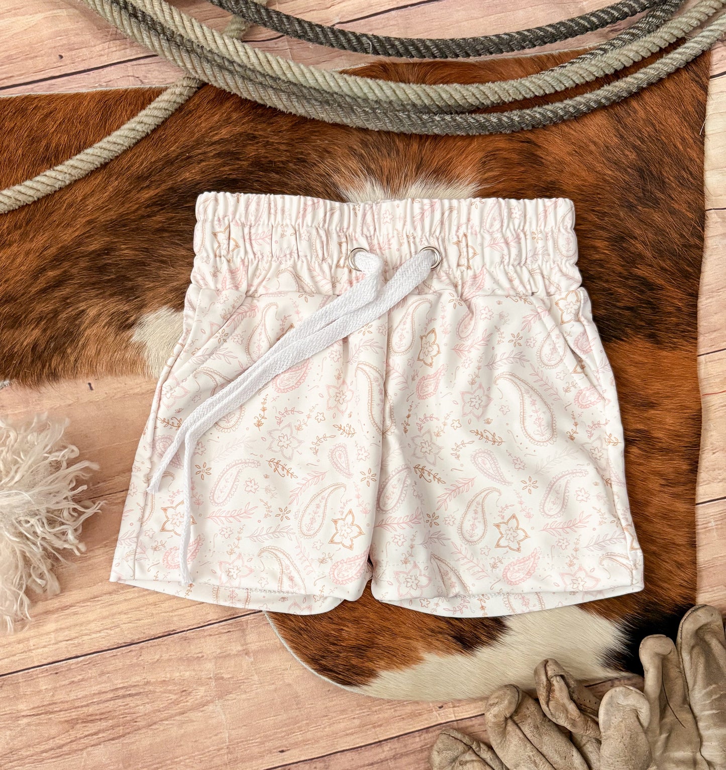 Western Paisley Swimming Trunks