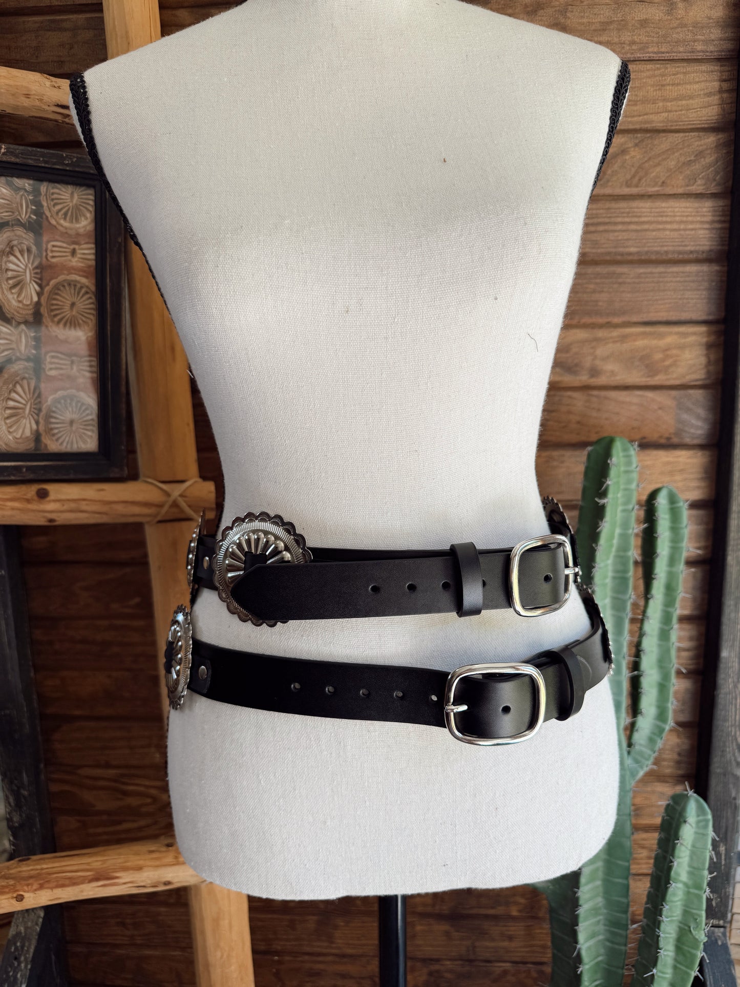 The Concho Belt - Silver