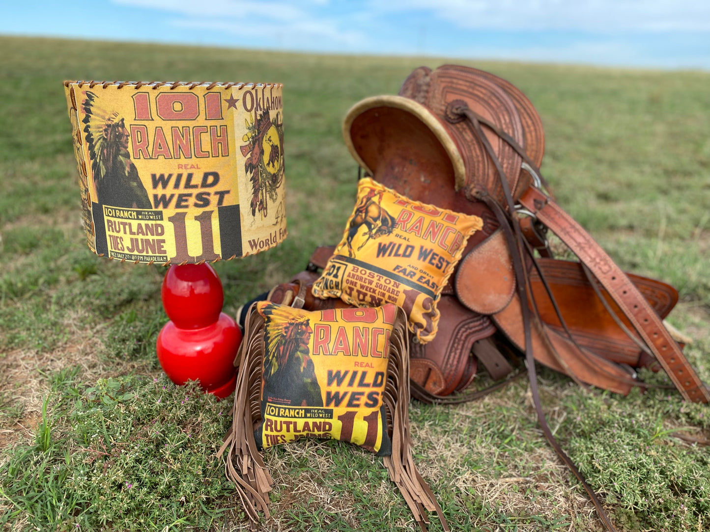 101 Ranch Wild West Chief Pillow