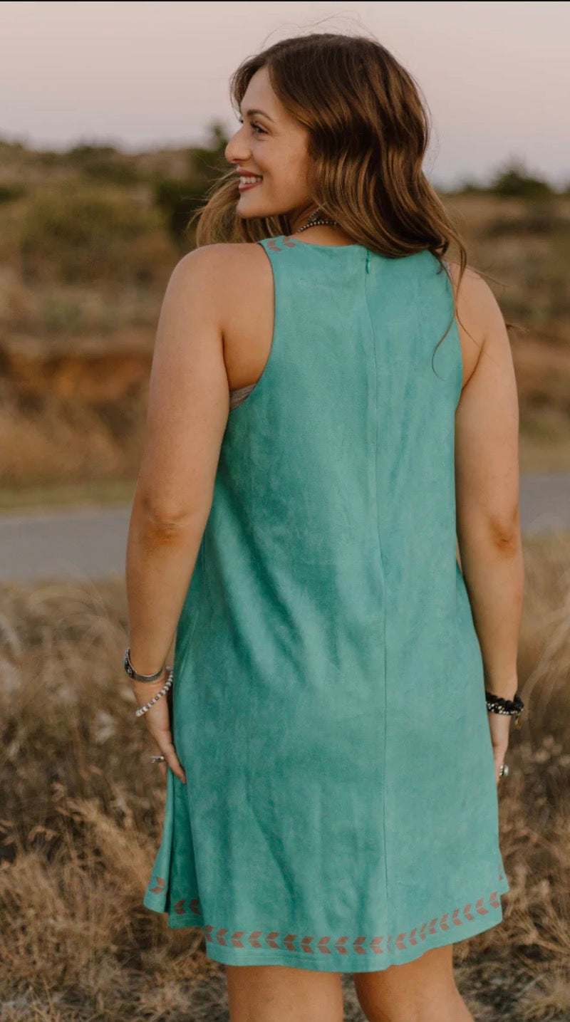 TURQUOISE TRAILS DRESS