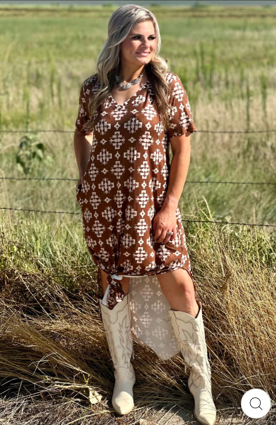 Meet Me In Wyoming Maxi Dress