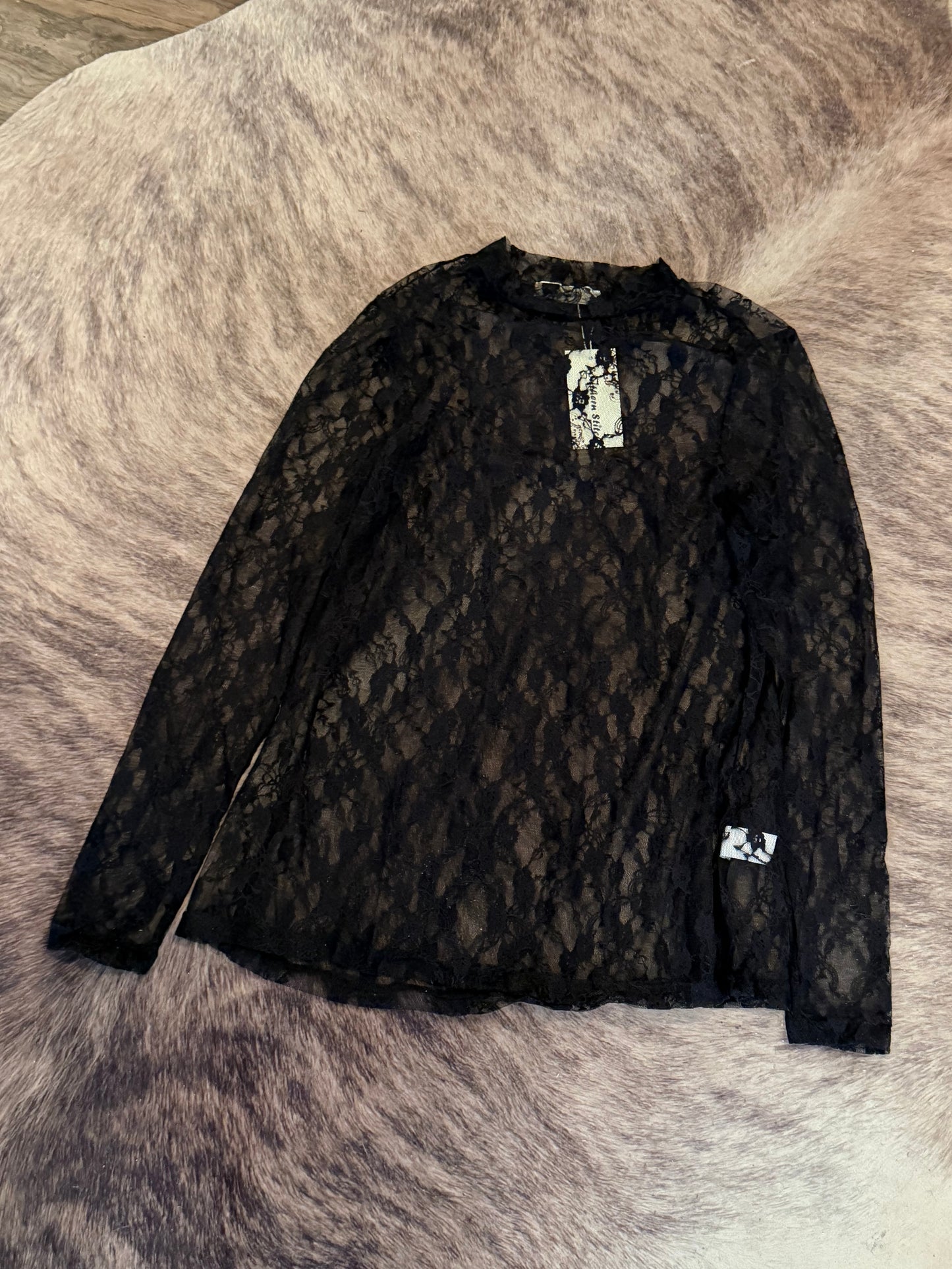 Black Lace Top