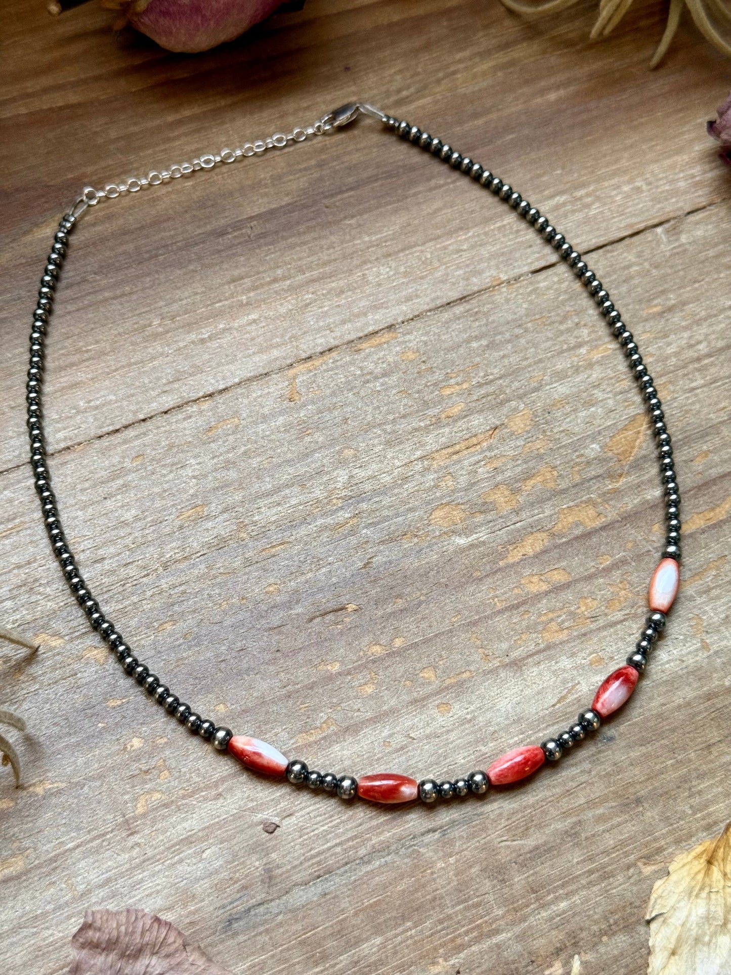 Orange Spiny Oyster Choker – 14.5”