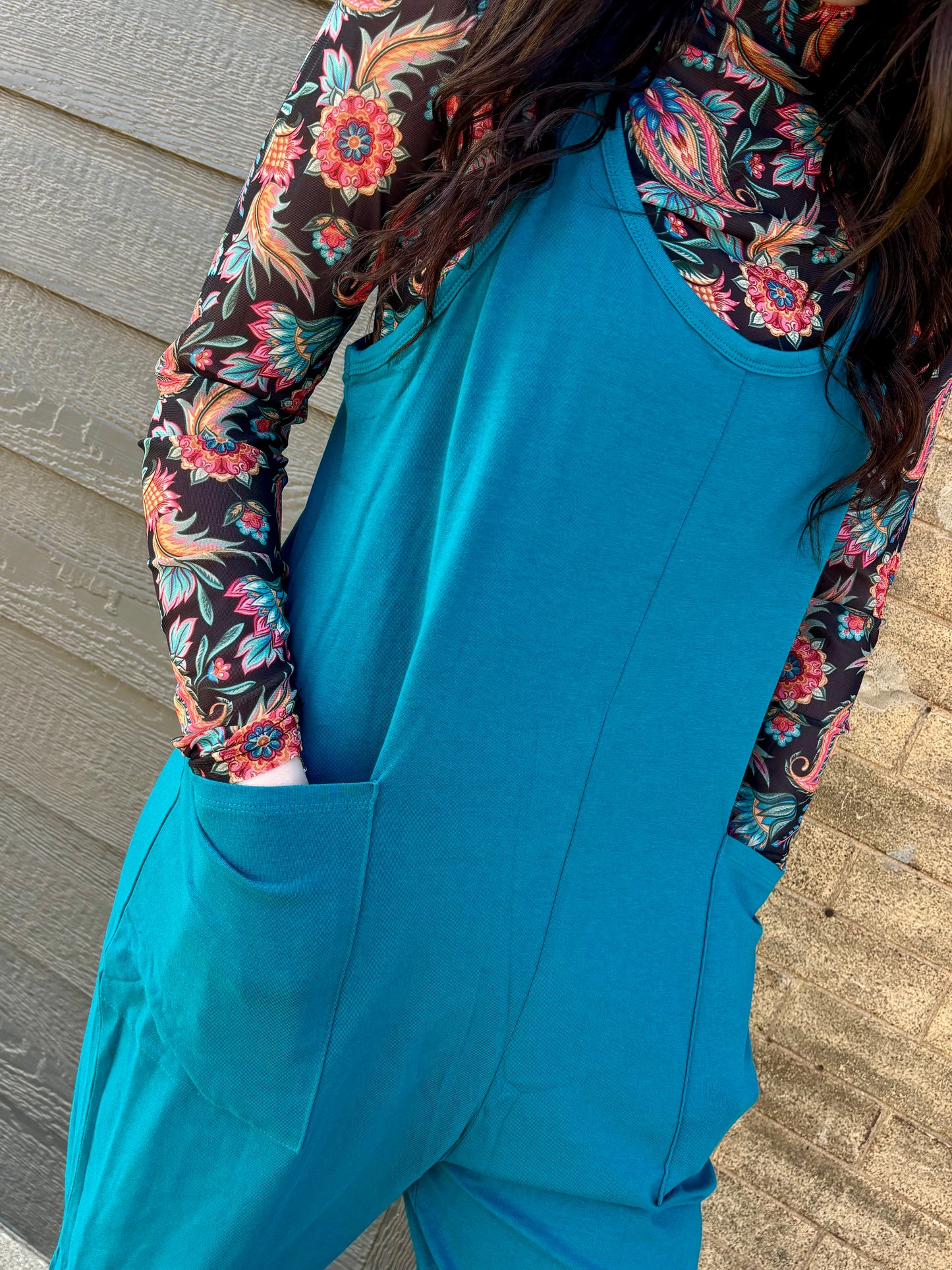 Turquoise Trails Romper