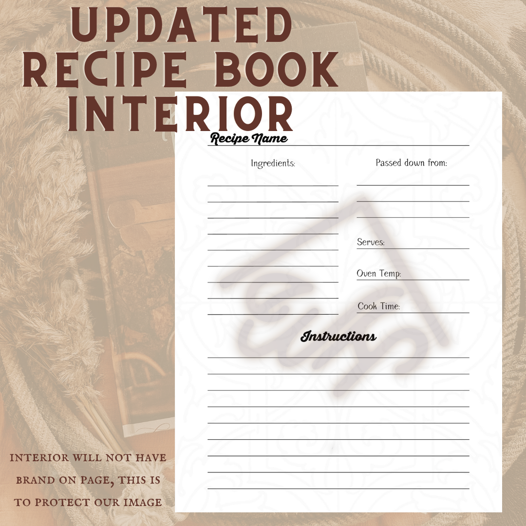 Recipe Book - Branded