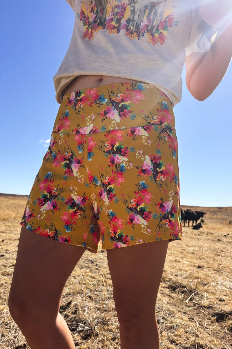 Warm Wildflower Shorts