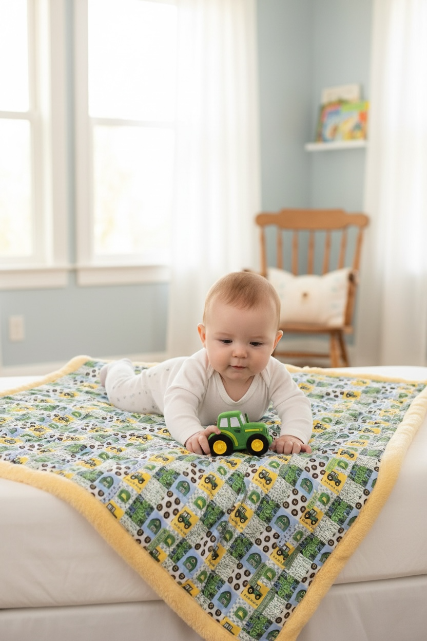 51" X 60 Little Man/John Deere Blanket