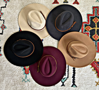 Wide Brim Panama Hat