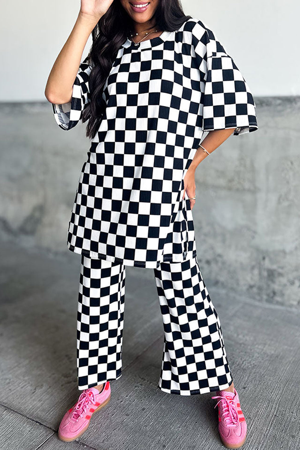 Black Checkered Set