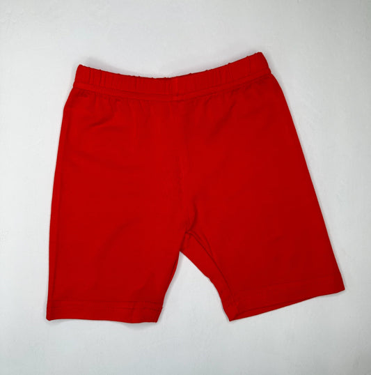 Red Bamboo Biker Shorts