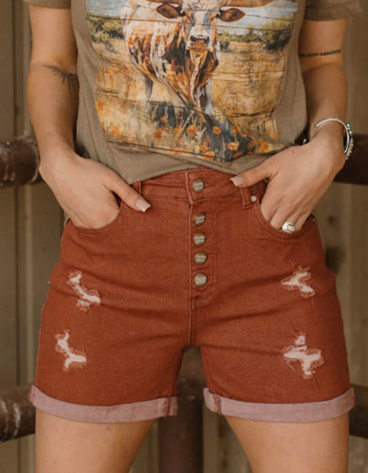 Tennessee Walking Shorts- Rust