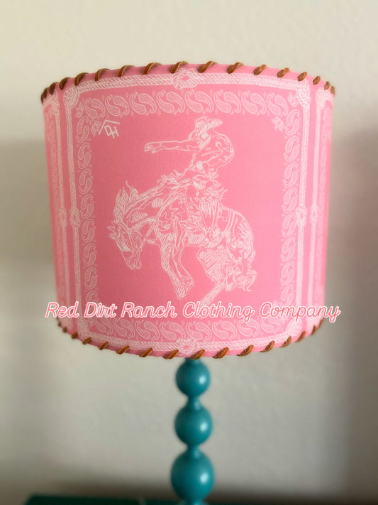 Bandana Bronc Pink Lampshade