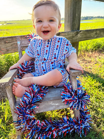 Red, White & Revved Up Romper