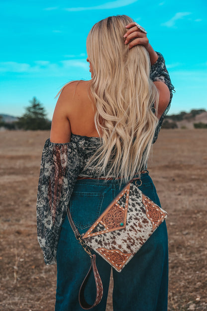 The Claudette Wristlet / Crossbody a Haute Southern Hyde by Beth Marie Exclusive