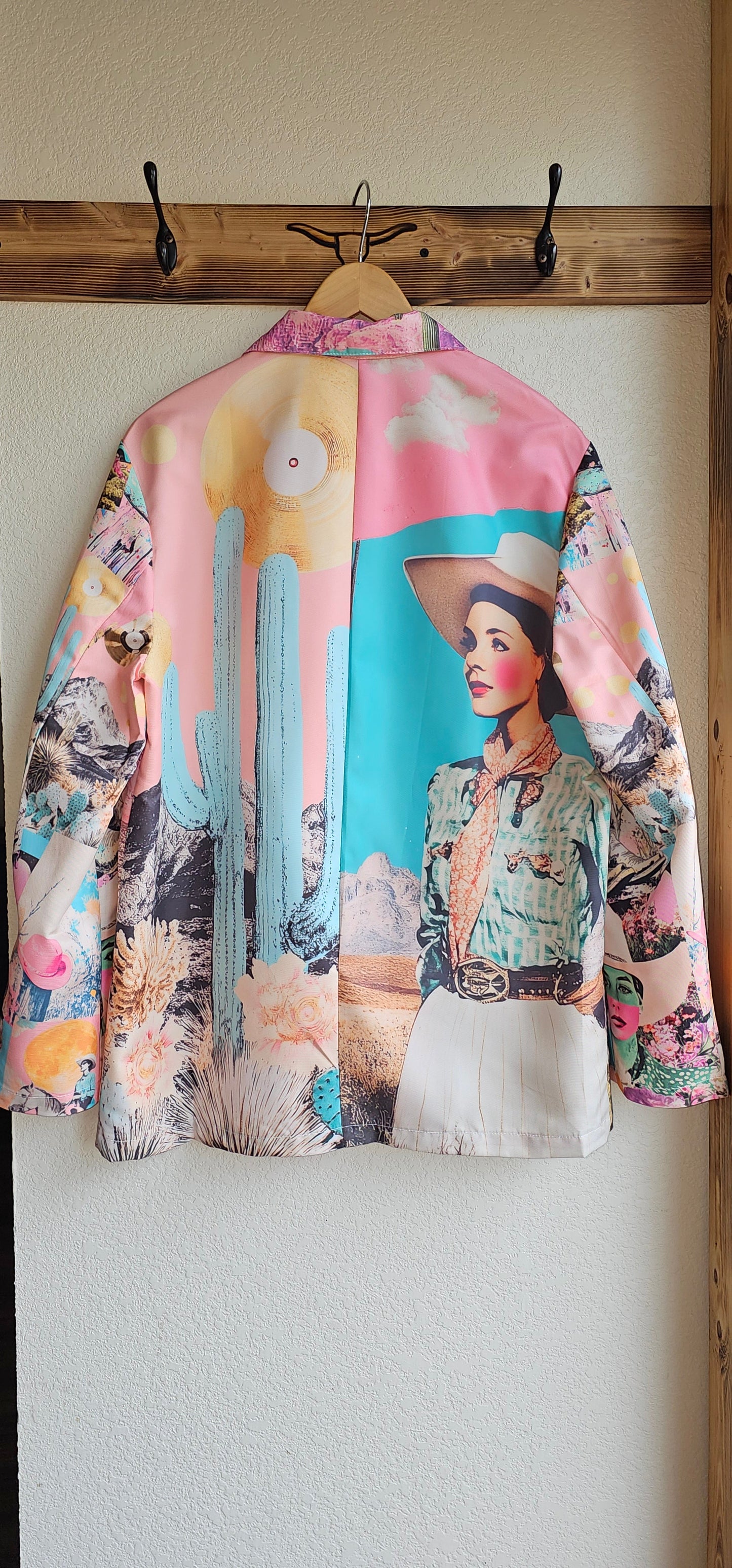 Baha Ranch Retro Pop Western Pop Cowgirl Blazer
