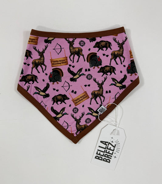 PINK Bella-Breez Hunting Club Bamboo Bib