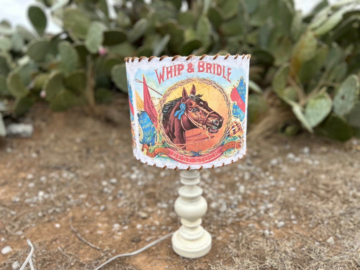 RDR Whip and Bridle Lampshade
