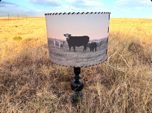 Cow and Calves Lampshade