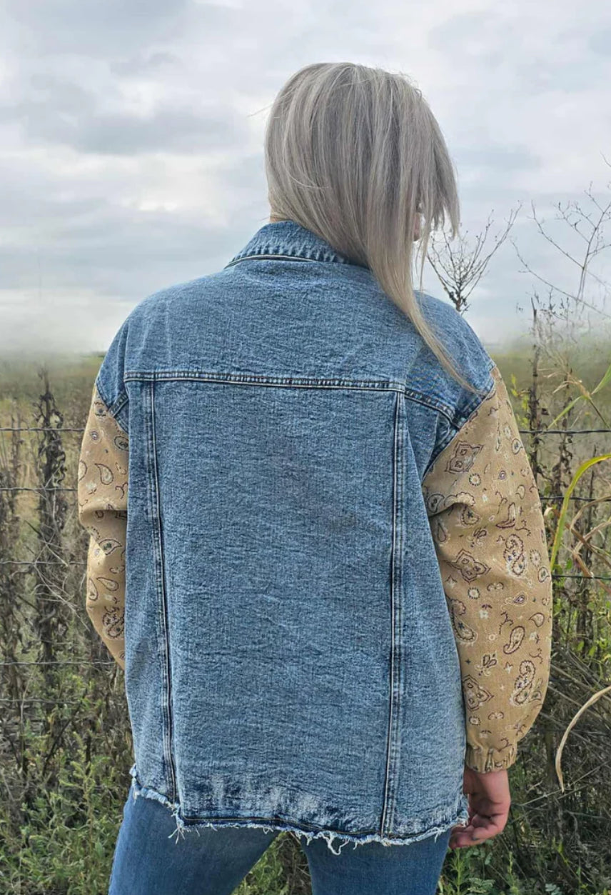 BANDANA COUNTRY DENIM SHACKET