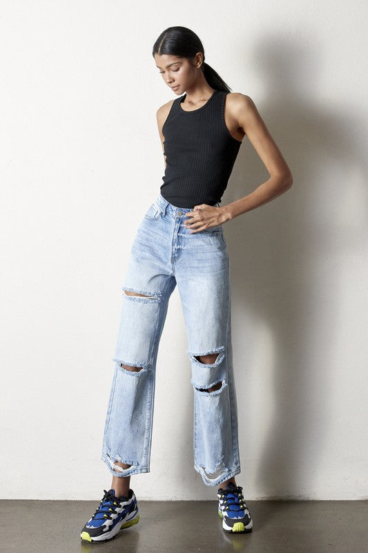 The Brandy Straight Leg Jean