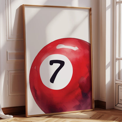 Lucky No. 7 Print