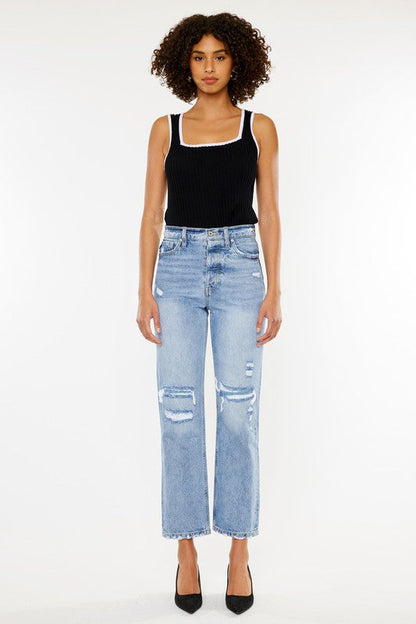 The Bennie High Rise 90's Boyfriend Jeans