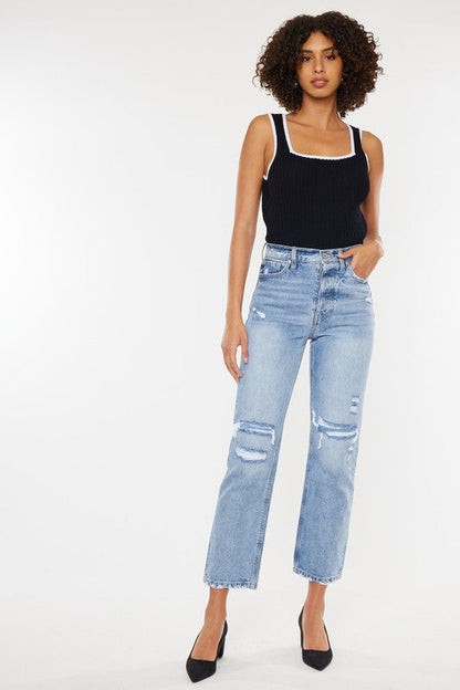 The Bennie High Rise 90's Boyfriend Jeans