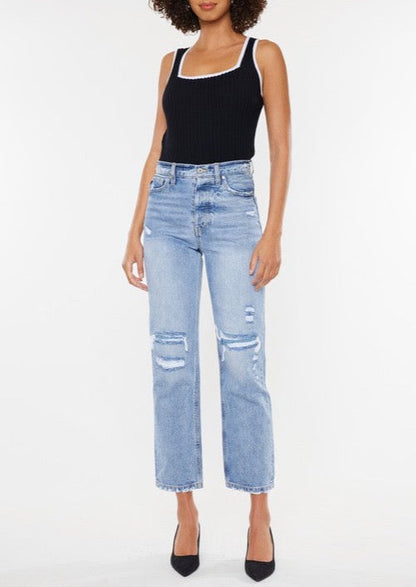 The Bennie High Rise 90's Boyfriend Jeans