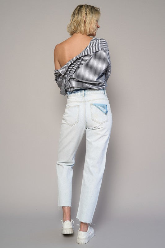 The Kinsley Straight Leg Jean