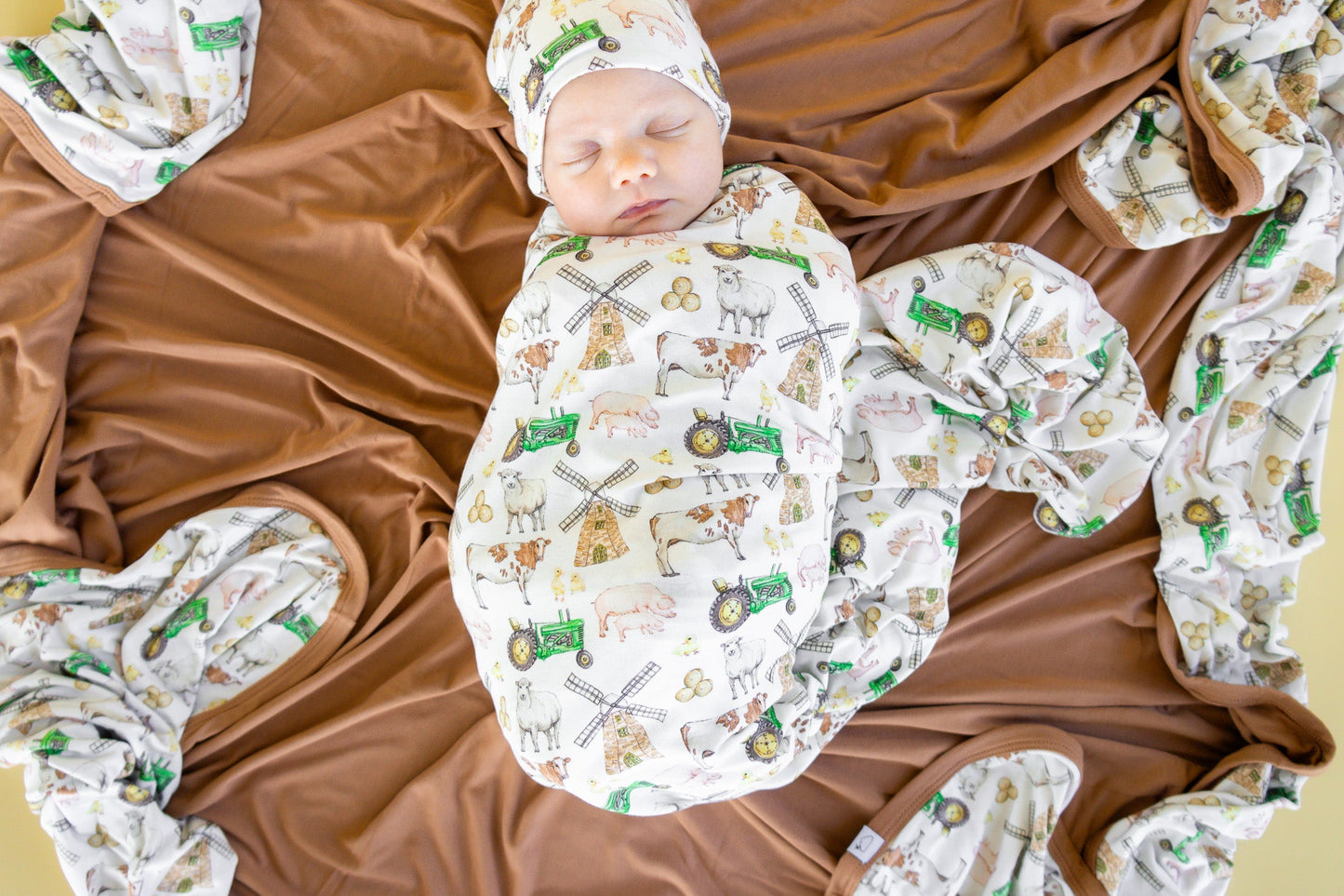 FARM LOVIN' DREAM SWADDLE & BEANIE