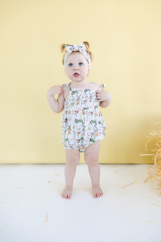 FARM LOVIN' DREAM BUBBLE ROMPER