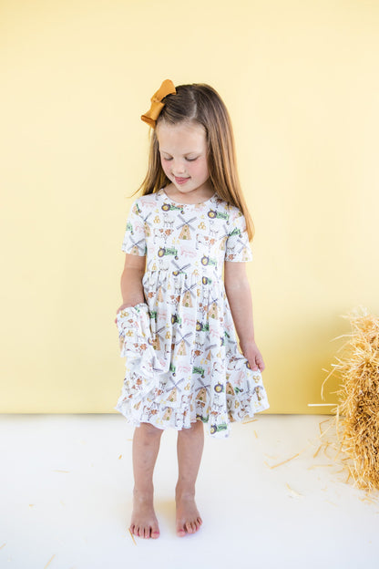 FARM LOVIN' DREAM RUFFLE DRESS