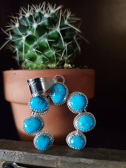 RITA DAWES TURQUOISE NAJA PENDANT