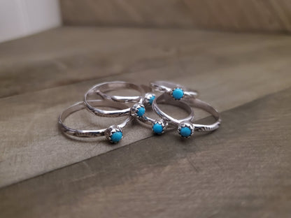 MARCUS GISHAL TINY DOT TURQUOISE RING