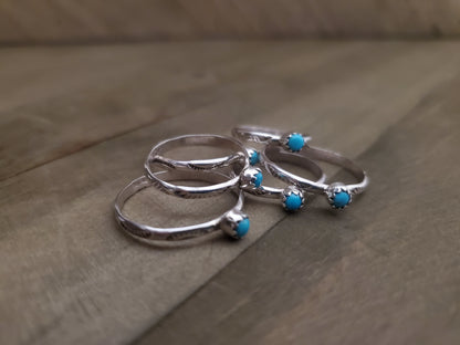 MARCUS GISHAL TINY DOT TURQUOISE RING