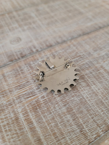 ROSEMARY TOM NEZ TURQUOISE HAT PIN