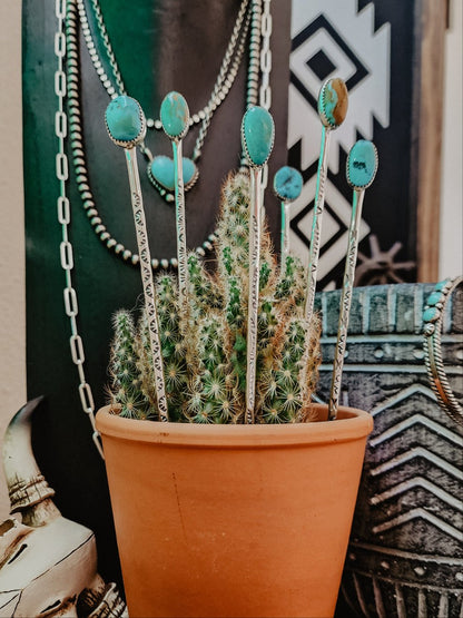 TURQUOISE HAT PINS