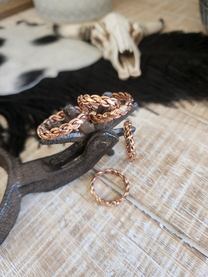 VERNA TAHE COPPER TWIST BAND