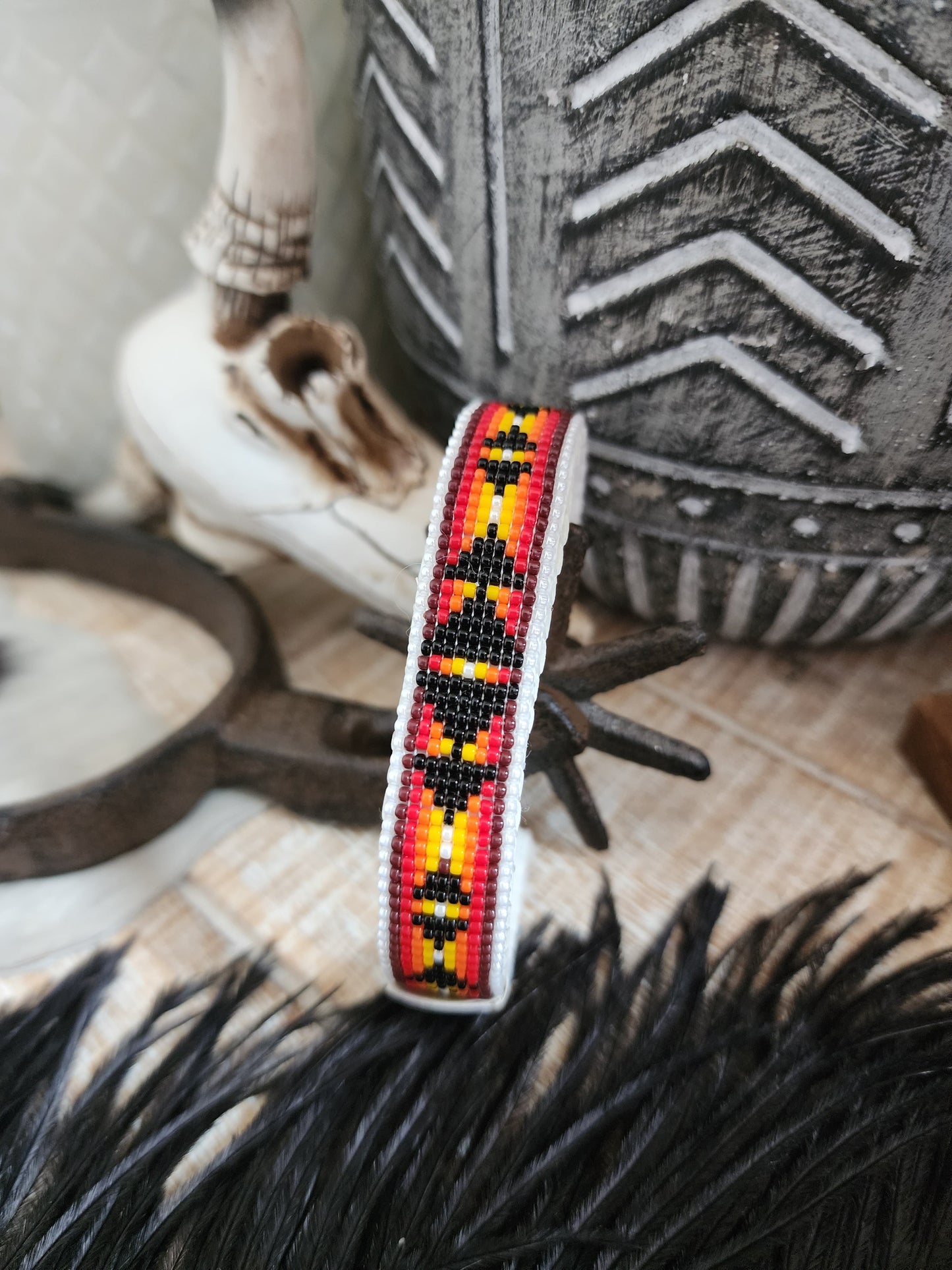 SHIRLEY BEGAY BEADED CUFF