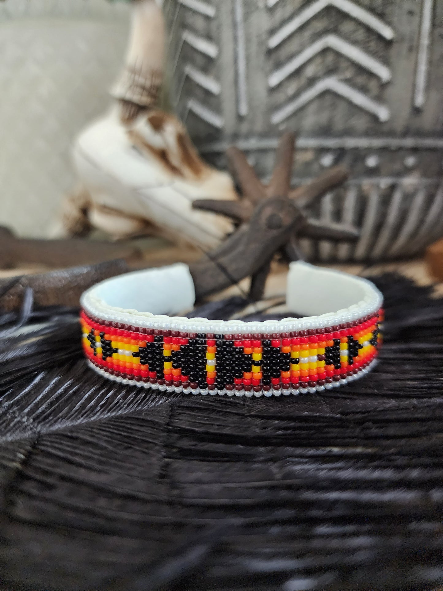 SHIRLEY BEGAY BEADED CUFF