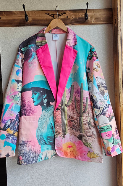 Baha Ranch Retro Pop Western Pop Cowgirl Blazer