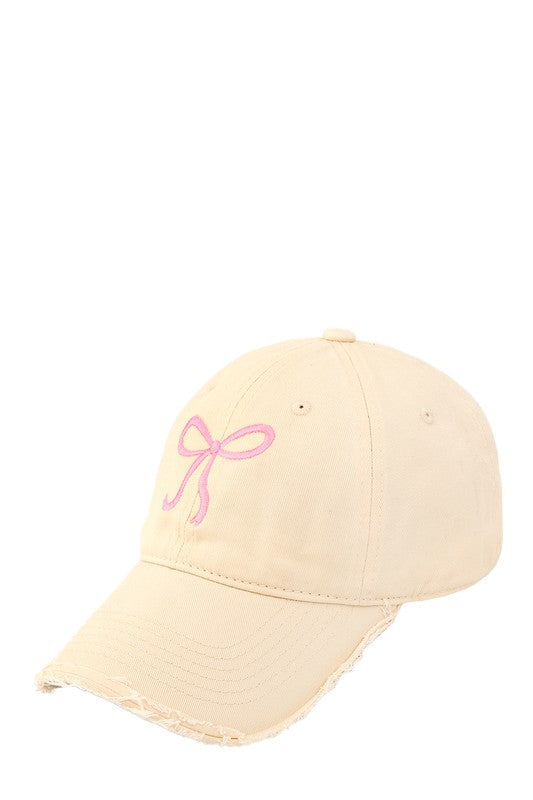 The Ribbon Embroidered Dad Cap