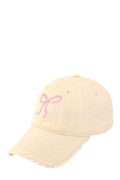 The Ribbon Embroidered Dad Cap