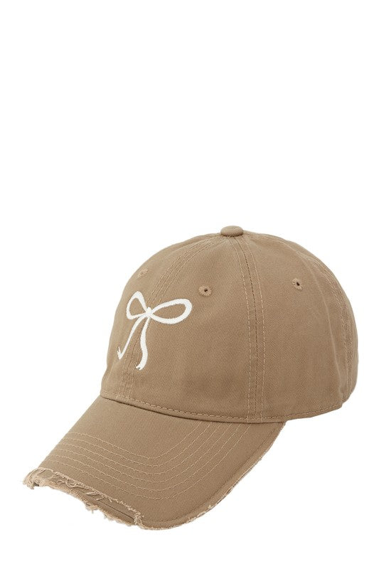 The Ribbon Embroidered Dad Cap