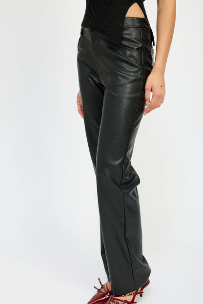 The Lyla Leather Pant