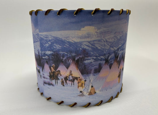 Vintage Tipi Village Lampshade