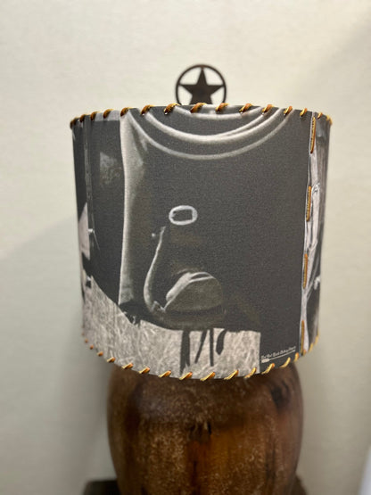 Ranch Boots and Spurs Lampshade